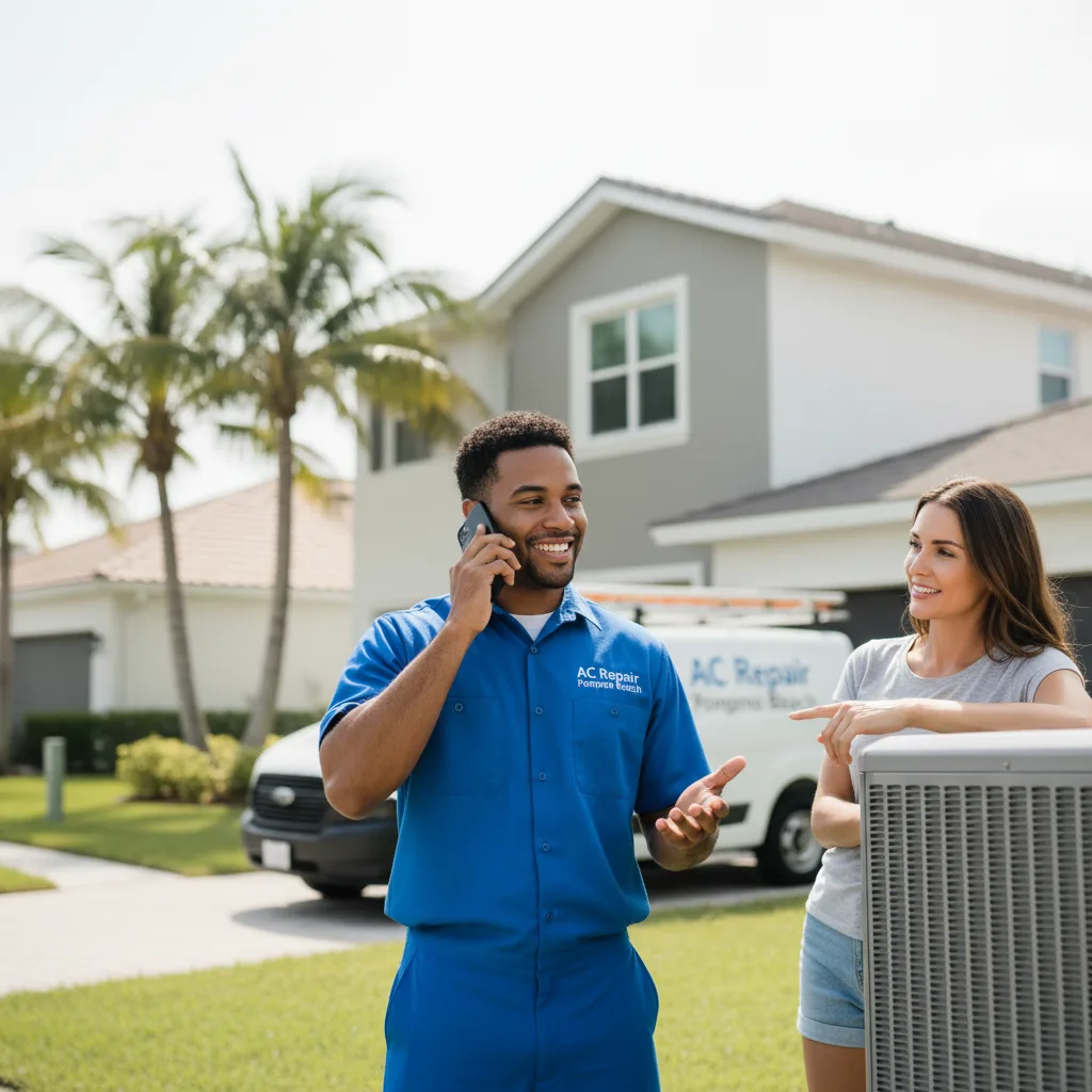 AC Repair Pompano Beach customer support in Darby